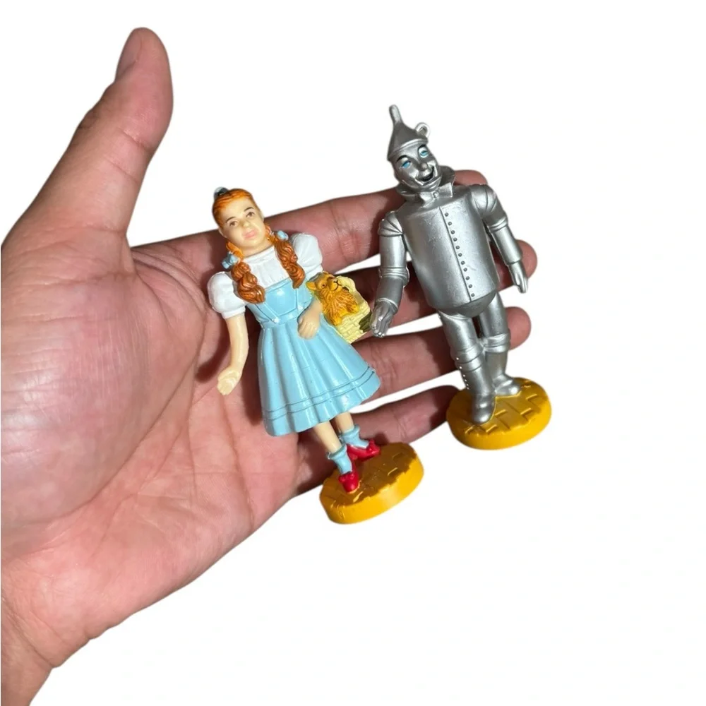 Vintage 1939 Wizard Of Oz Figures Cake Toppers Loews Ren Turner Dorothy Tin Man
